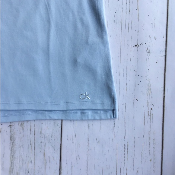 Calvin Klein Gold-Tone Button Top - Picture 6 of 7